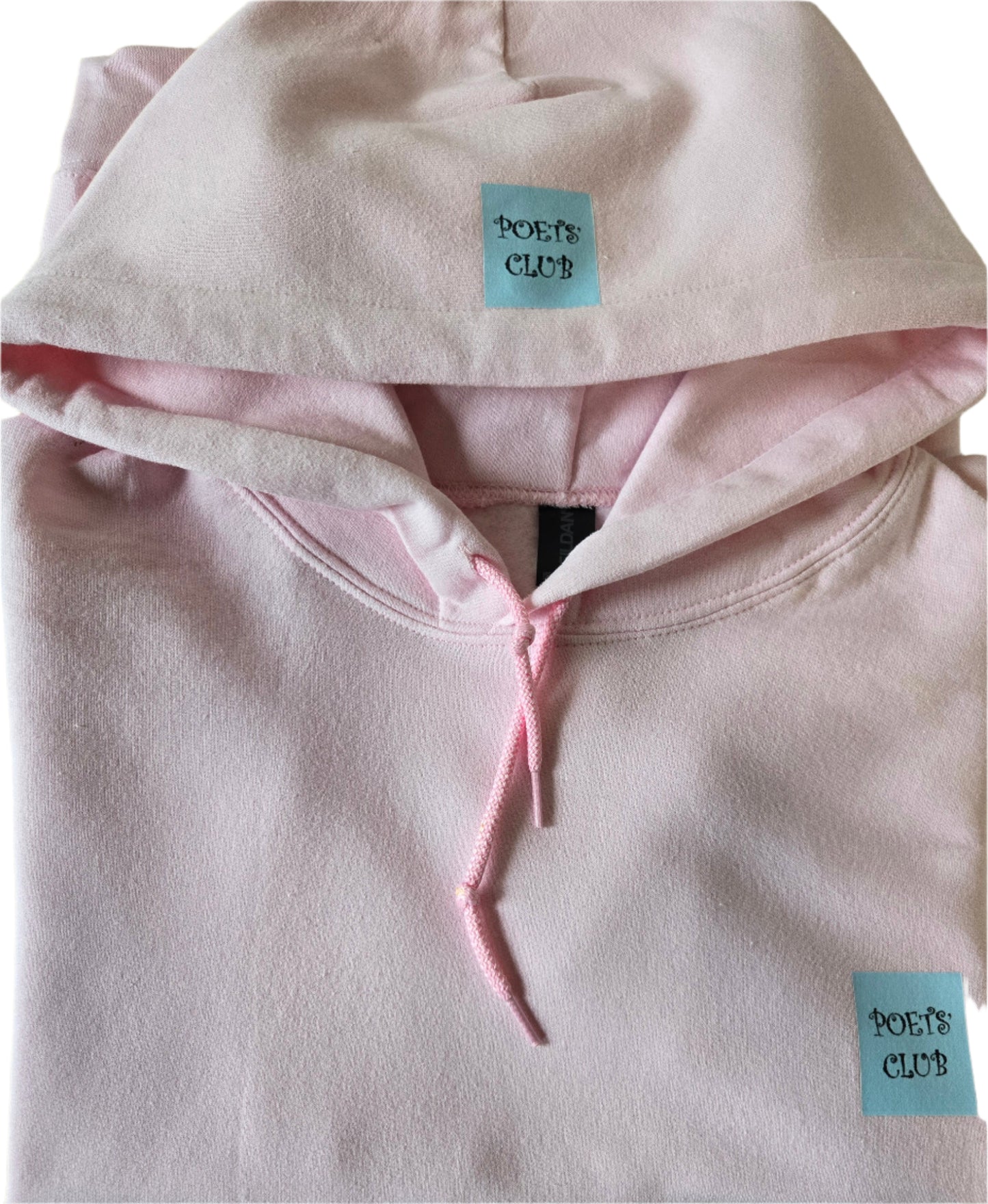 Poets' Club Women's Long Sleeve Cropped Hoodie- Cotton/Polyester