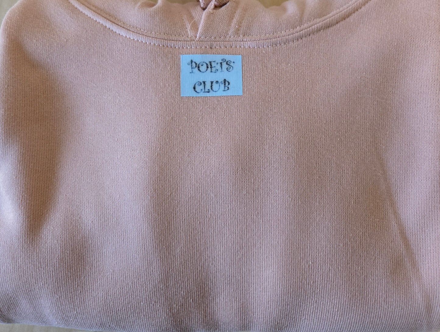 Poets' Club Women's Long Sleeve Cropped Hoodie- Cotton/Polyester