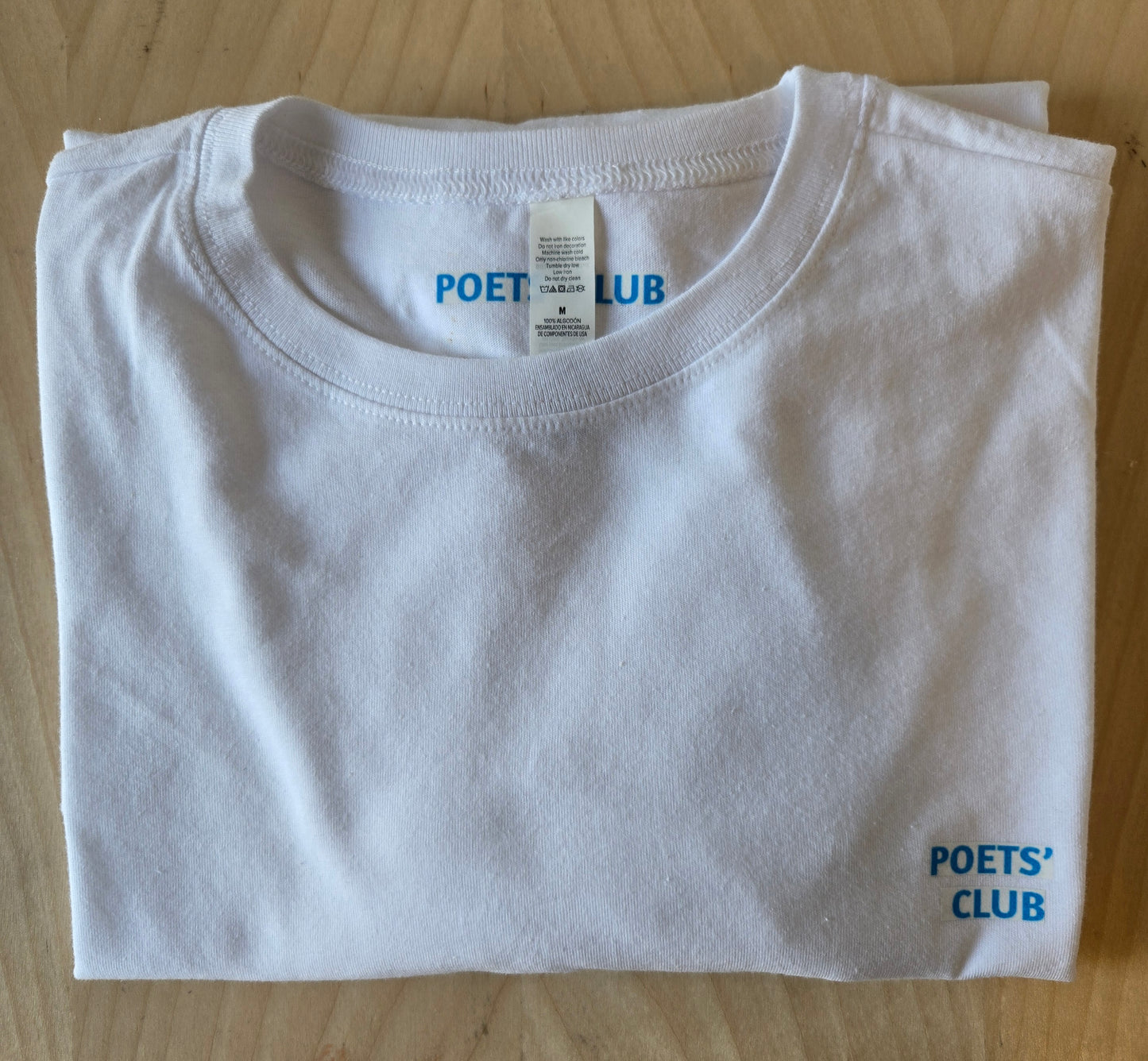 Poets' Club Women's Long Sleeve Crew Neck T-Shirt- 100% Cotton