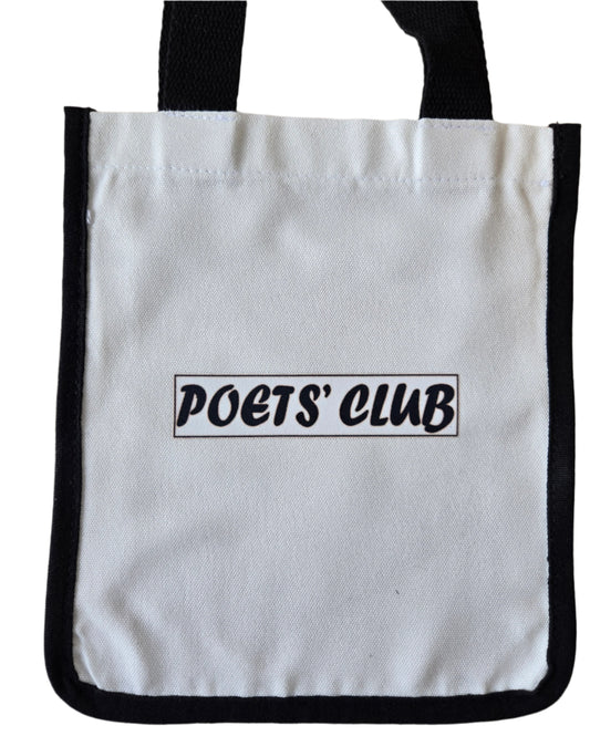Poets' Club Tiny Tote Bag -100% Polyester