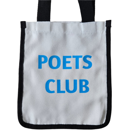 Poet's Club Tiny Tote Bag-100% Polyester