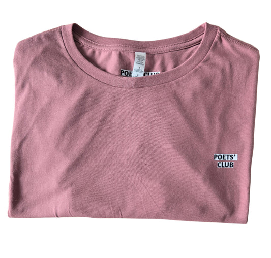 Poets' Club Women's Crew Neck Long Sleeve Crop T-Shirt- 100% Cotton