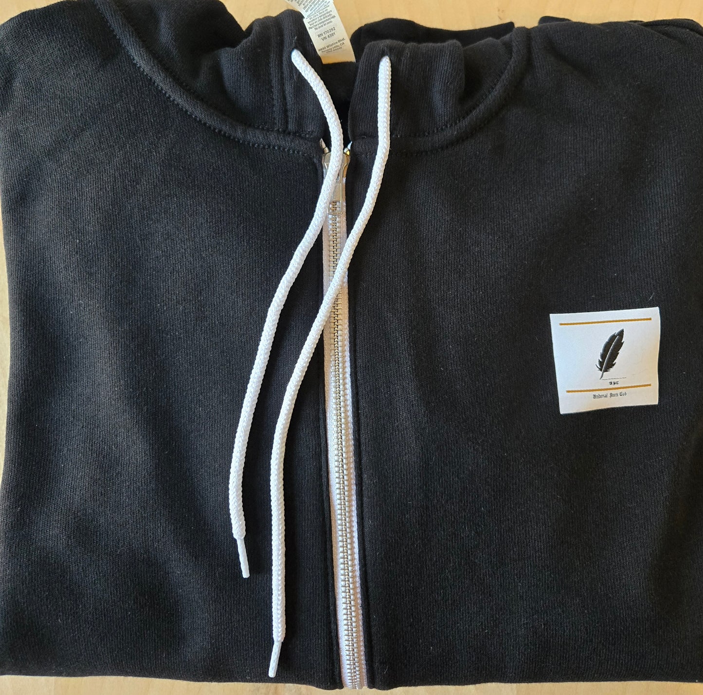 Long Sleeve Full Zip Hoodie.