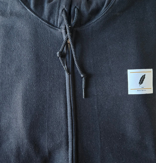 Long Sleeve Hoodie with Full Zipper 50/50